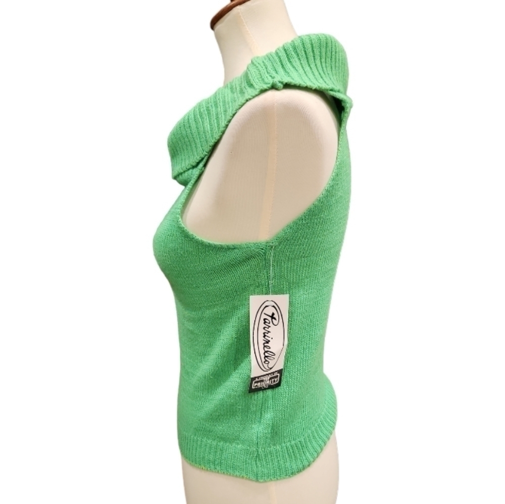 Parrinello Vtg 80s sleeveless sweater - Picture 2 of 7